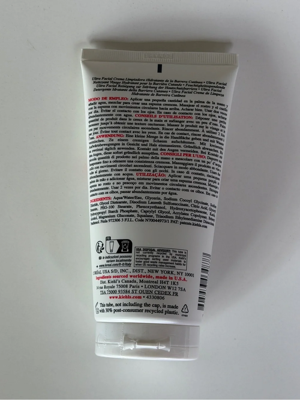 Kiehls hydrating cream